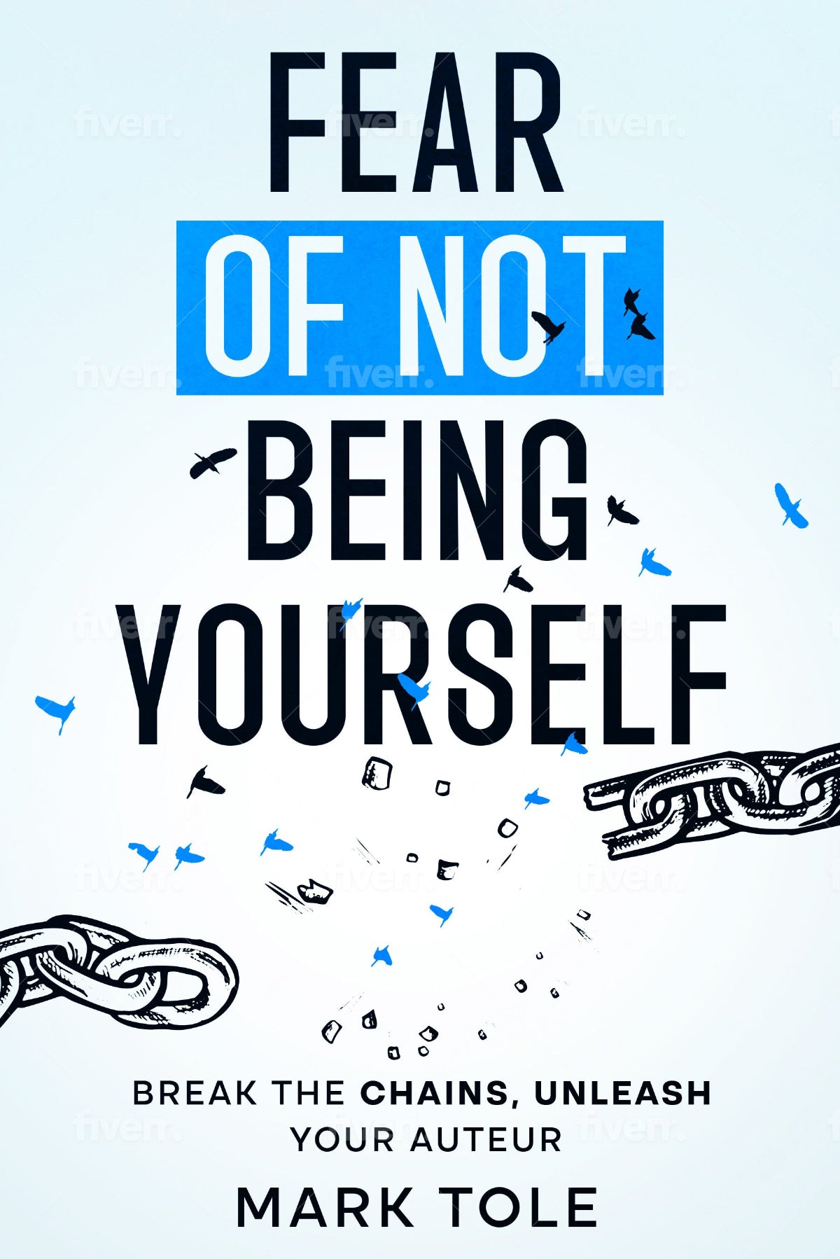 Fear of Not Being Yourself" ebook cover – Self-help book on overcoming self-doubt & embracing authenticity