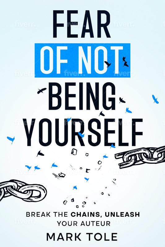 Fear of Not Being Yourself" ebook cover – Self-help book on overcoming self-doubt & embracing authenticity